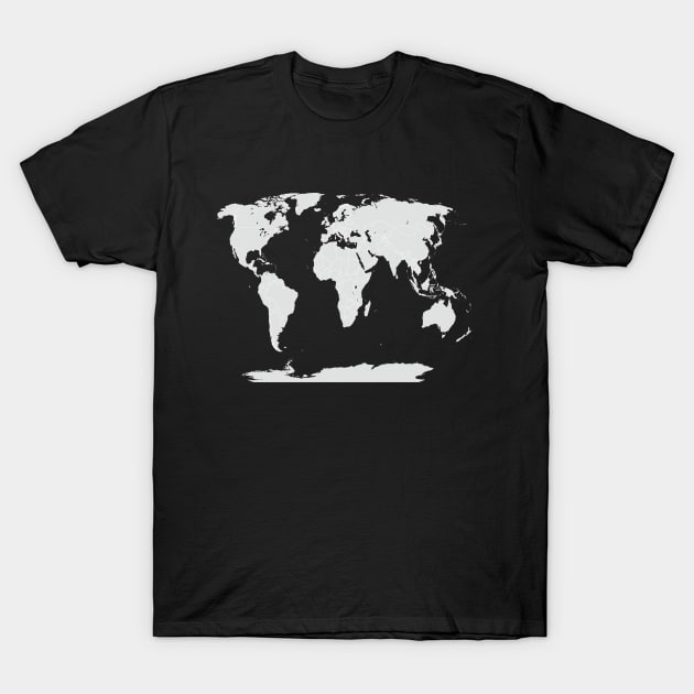 World Traveler: World Map T-Shirt by cricky